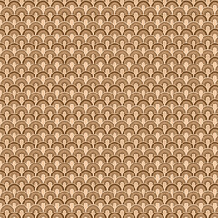 Floral geometric patterns, seamless paper and mosaic fabric