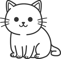 Cute Cat Illustration