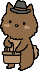 This image is an illustration of a cute