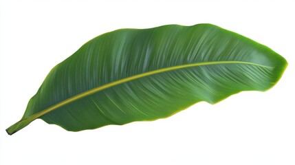Obraz premium Coconut Tree Leaf PNG - Natural coconut palm leaf isolated.