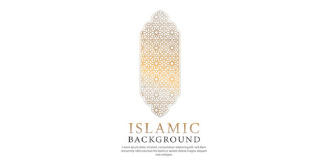 Creative concept design for Islamic holiday, Ramadhan Kareem or Eid al-Fitr Adha