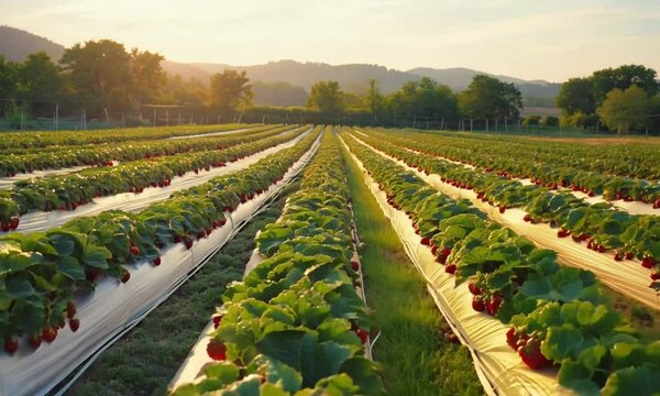 Organic Strawberry Plants  