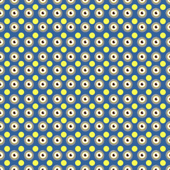 Floral geometric patterns, seamless paper and mosaic fabric