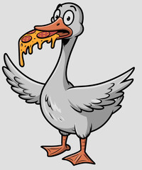 Silly Goose Funny Pizza Lover
