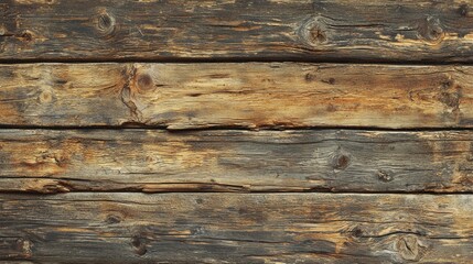 Obraz premium Weathered Wooden Planks with Natural Texture and Rustic Charm