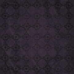 Floral geometric patterns, seamless paper and mosaic fabric