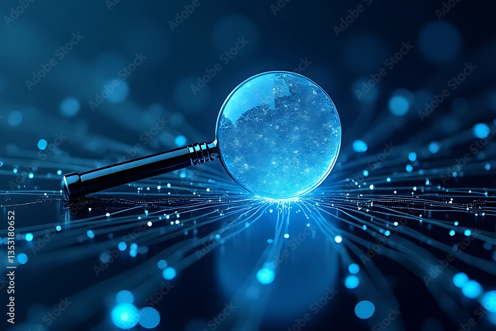 Aufkleber exploring digital innovation virtual space graphic design technology abstract perspective