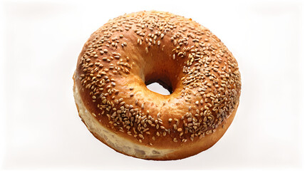 bagel with sesame seeds