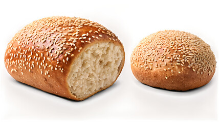 bread with sesame seeds