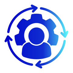 Consistency Icon Solid Gradient Style for Credibility Pack Icon Themes