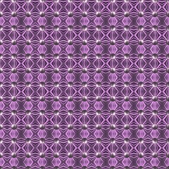 Floral geometric patterns, seamless paper and mosaic fabric