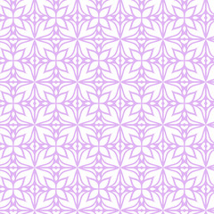 Floral geometric patterns, seamless paper and mosaic fabric