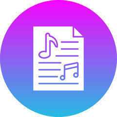 Music score Icon