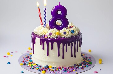 8 year birthday cake 