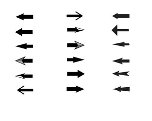 set of black icons arrow icon arrow v vector.
simple arrows, abstract arrows, decorative arrows, classic arrows, left arrow, right arrow, up arrow, down arrow, diagonal arrows, looping arrows, refre