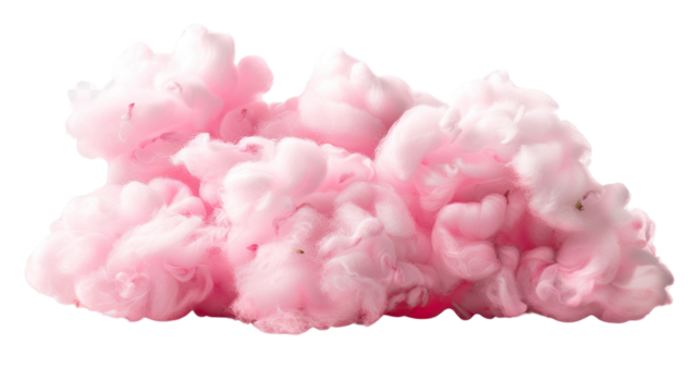 Sweet Dreams: A close-up view of fluffy, pastel pink cotton candy, evokes memories of childhood joy. capturing the pure delight and the simple sweetness.