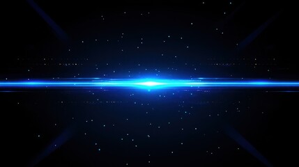 Abstract digital light flare design on dark background