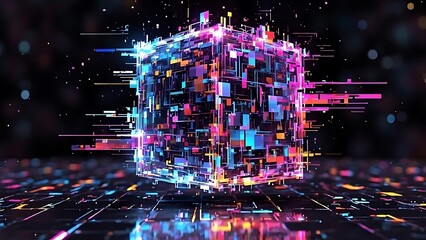 A 3d icon with beautiful background