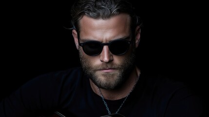 Fototapeta premium Close-up portrait of a man (2)