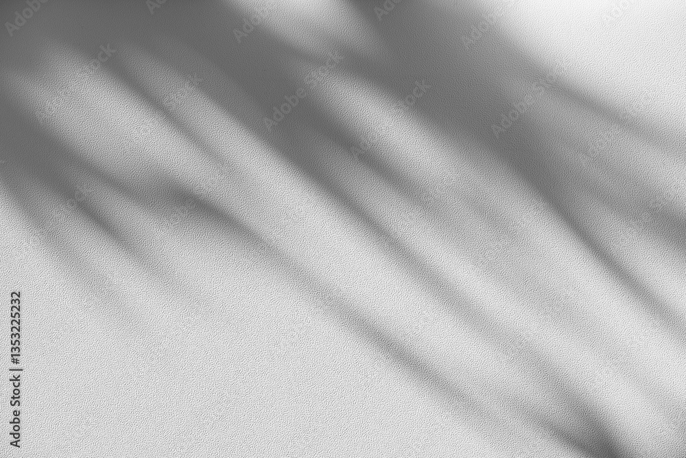 Poster Wall interior background, studio and backdrops show products.with shadow from window color white and grey. background for text insertion and presentation product	
