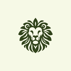Nature lion logo