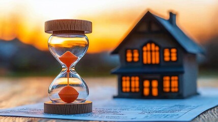 Time and Home Ownership Concept Image