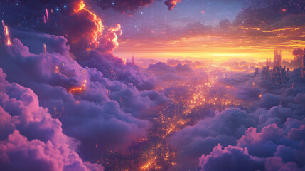  futuristic technology background