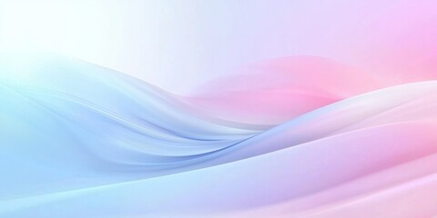 Naklejka premium A modern, minimalist pastel-themed digital artwork with smooth gradients