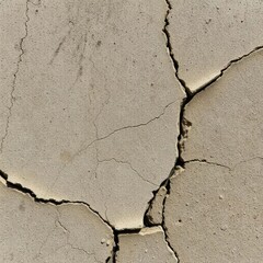 Fototapeta premium Weathered wall fragment, distressed texture, scratches, cracks, aged stone, wall, damage, chipped