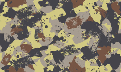 Fototapeta premium Classic Army Camouflage – Hunting and Survival Camo Design