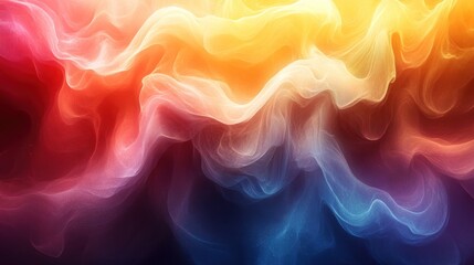 Obraz premium Abstract Colorful Swirls: A Symphony of Hues