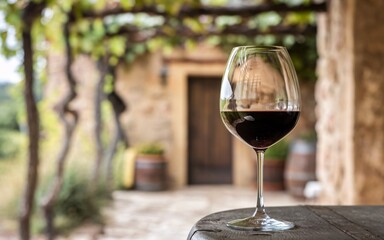 Wine Marino, Italy, Wine festival, Red wine glass, vineyard patio, outdoor