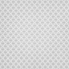 Floral geometric patterns, seamless paper and mosaic fabric