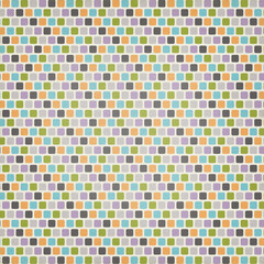 Floral geometric patterns, seamless paper and mosaic fabric