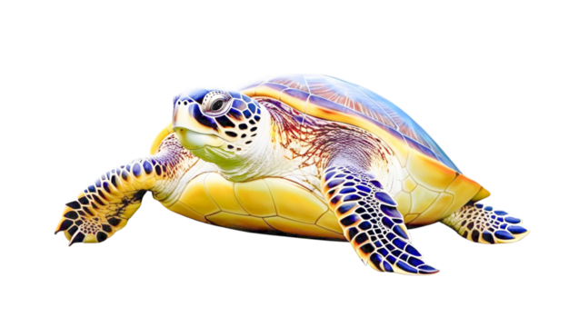 turtle isolated on white background