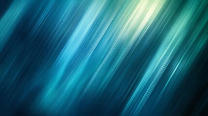 Abstract motion blur in blue and green hues. Modern style. Background for design, banner