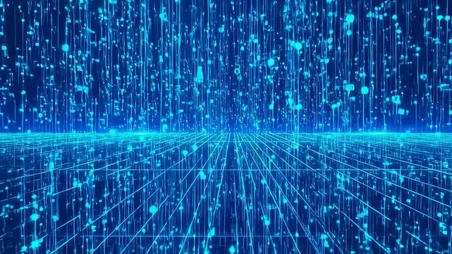 Abstract Technology Data Lines Background