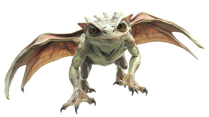 Small Frog Dragon Fantasy Creature Illustration