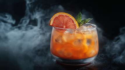 Orange Cocktail Closeup