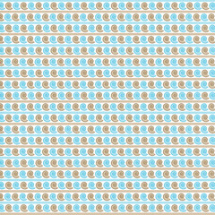 Floral geometric patterns, seamless paper and mosaic fabric