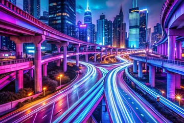 Fototapeta premium hong kong city at night