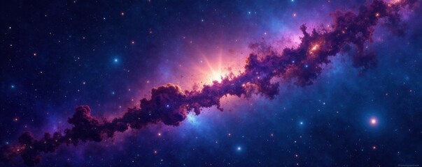 Celestial background of stars and galaxies in the vast outer space, stars, universe, astronomical