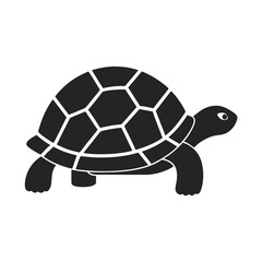 Tortoise silhouette vector illustration
