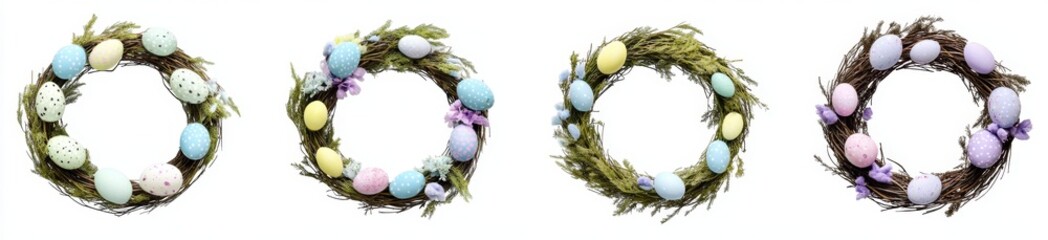 Pastel Easter Wreaths