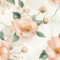 Floral Seamless Digital Paper