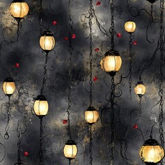 Enchanted Spells Seamless Digital Paper