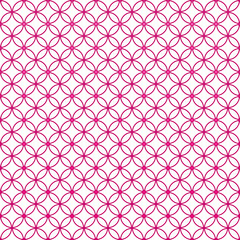 Floral geometric patterns, seamless paper and mosaic fabric