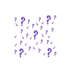 question mark pattern