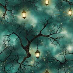 Enchanted Spells Seamless Digital Paper