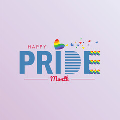 Fototapeta premium Happy Pride Month Celebration